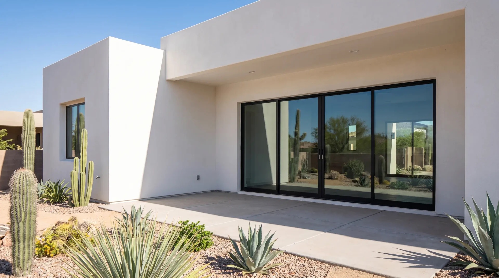 Sliding glass door