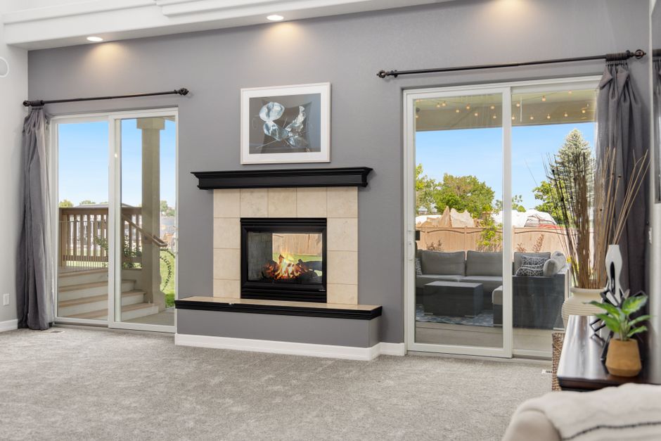 Sliding glass door, repaired and gliding smooth